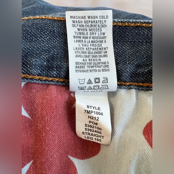 Lucky Brand Men's Jeans Size 36 Blue Short Inseam 29‎ Straight Leg Casual Denim - Picture 9 of 12